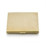 14ct gold cigarette case