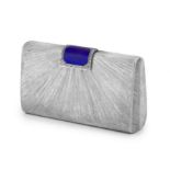 Cartier silver and enamel evening bag, .925 sterling