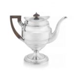 A George III silver coffee pot, Robert Hennell I & David Hennell II, London, 1800