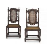 A pair of Cape Van der Stel stinkwood side chairs, 19th century