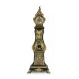 A Louis XV style ormulu-mounted boulle ebonised longcase clock, circa 1860