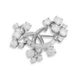 Diamond brooch