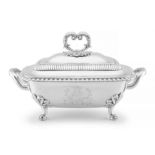 A George III silver tureen and cover, Benjamin Smith II & James Smith III, London, 1810