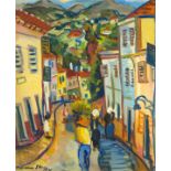 Irma Stern; Street Scene, Madeira