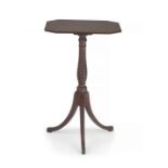 A Regency mahogany tilt-top occasional table