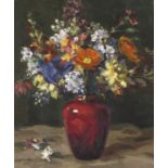 Gregoire Boonzaier; Flowers in a Vase