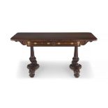 A Regency rosewood sofa table