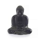 A Japanese bronze figure of Buddha, 19th century