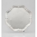 A George VI silver salver, Atkin Brothers, Sheffield, 1948