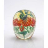 A glass paperweight, Shirley Cloete, mid 20th century