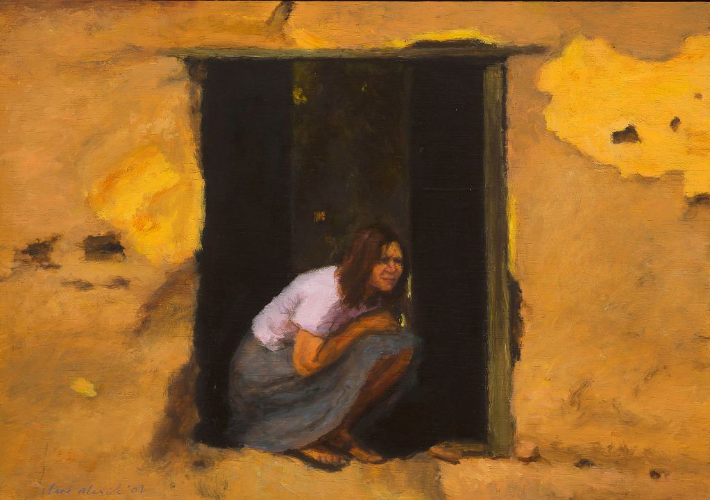 Clare Menck; Crouching Woman