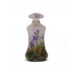 A Daum Nancy perfume bottle and stopper