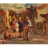 Adriaan Boshoff; Children with a Bicycle