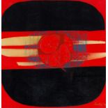 Larry Scully; Red Abstract