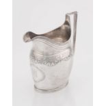 A George III silver cream jug, George Burrows, London, 1797