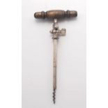 A steel champagne tap, early 20th century