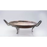 A copper and steel tart pan, 19th century