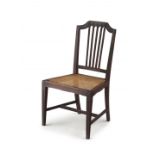 A Cape fruitwood Neoclassical style side chair, 19th century