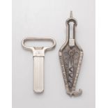 A West German Monopol 'Ah-so' chrome corkscrew, 20th century