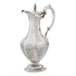 A Victorian silver coffee pot, James McKay, Edinburgh, 1850