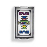 Esther Mahlangu; Painted Tray