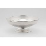 A George V silver pedestal dish, William Greenwood & Sons, Birmingham, 1931