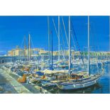 Gerhard Batha; Moored Yachts at The Riviera