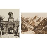 Tinus de Jongh; The Castle, Cape Town; Meirings Poort, Oudtshoorn, two