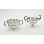 An Edward VII silver two-handled christening cup, Barker Brothers, Chester, 1909