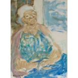 Marjorie Wallace; Seated Woman