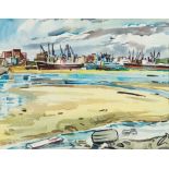 Richard Cheales; Harbour Scene