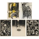 Various Artists; Prints from the Heather Martienssen Portfolio, five