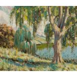 Sydney Carter; Lakeside Trees