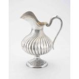 A Portuguese silver water jug, Oporto, 1938 - 1984, .925 sterling