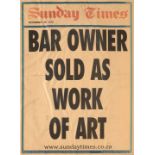 Ed Young and Andrew Lamprecht; Bar Owner Sold as Work of Art, three