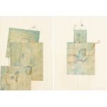 Judith Mason; Patchwork, Scarecrow I and II, a pair
