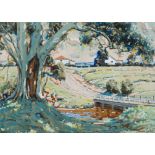 Sydney Carter; Riverside Bluegum and Bridge