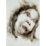 Diane Victor; Smoke Drawing, Head