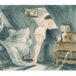 Louis Icart; Sous le Toit (Attic Room)