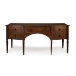 A Regency mahogany bowfronted sideboard