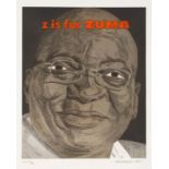 Anton Kannemeyer; Alphabet of Democracy Series: Z is for Zuma