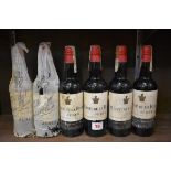 Six half bottles of 'Viejo Oloroso 1830' sherry, Antonio de la Riva, 1940s bottling. (6)