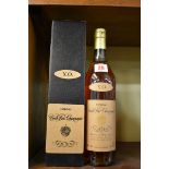 A 70cl bottle of Quien XO vieille fine champagne cognac, in card box.