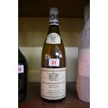 A 75cl bottle of Chevalier Montrachet, 1992, Louis Jadot.