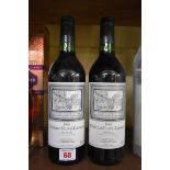 Two 70cl bottles of Chateau Herve-Laroque, 1985, Fronsac, Berry Bros. (2)