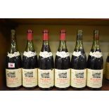 Six bottles of Julienas Clos des Poulettes, 1976, Heritiers Loron. (6)