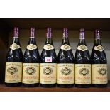 Six 75cl bottles of Gigondas Domaine du Cayron, 1986, Michel Faraud. (6)PLEASE NOTE: ADDITIONAL