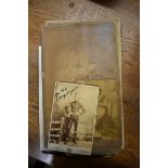 STARS OF STAGE: collection of cabinet cards, photographs and postcards, chiefly stars of English