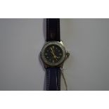 A 1990s Tag Heuer '2000' stainless steel quartz wristwatch, 37.5mm, Ref 972-606, on Tag Heuer blue