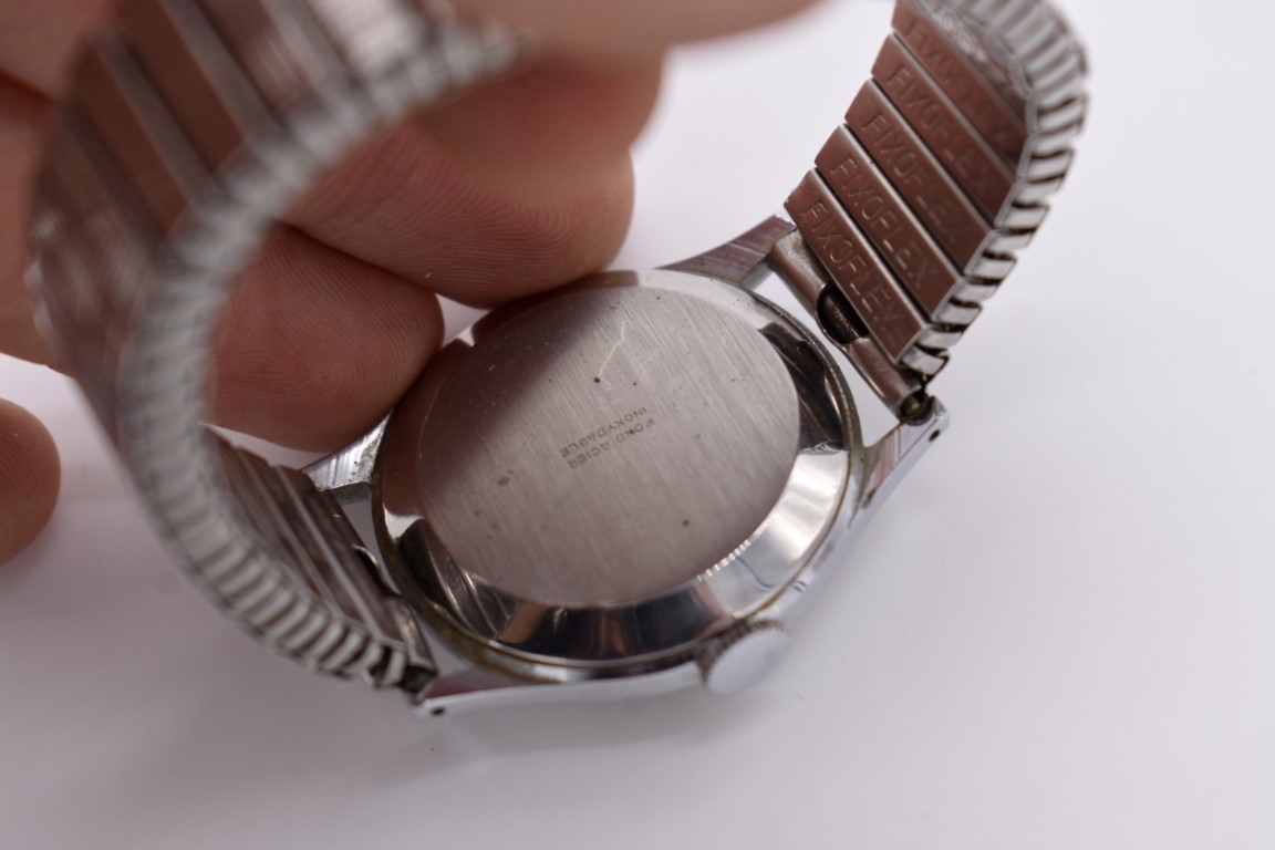 A vintage Oris stainless steel manual wind wristwatch, on later expanding bracelet; together with - Image 5 of 5